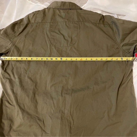 VTG Marithe Francois Girbaud Button Up Shirt Cotton Green Men’s XXL - Picture 6 of 7